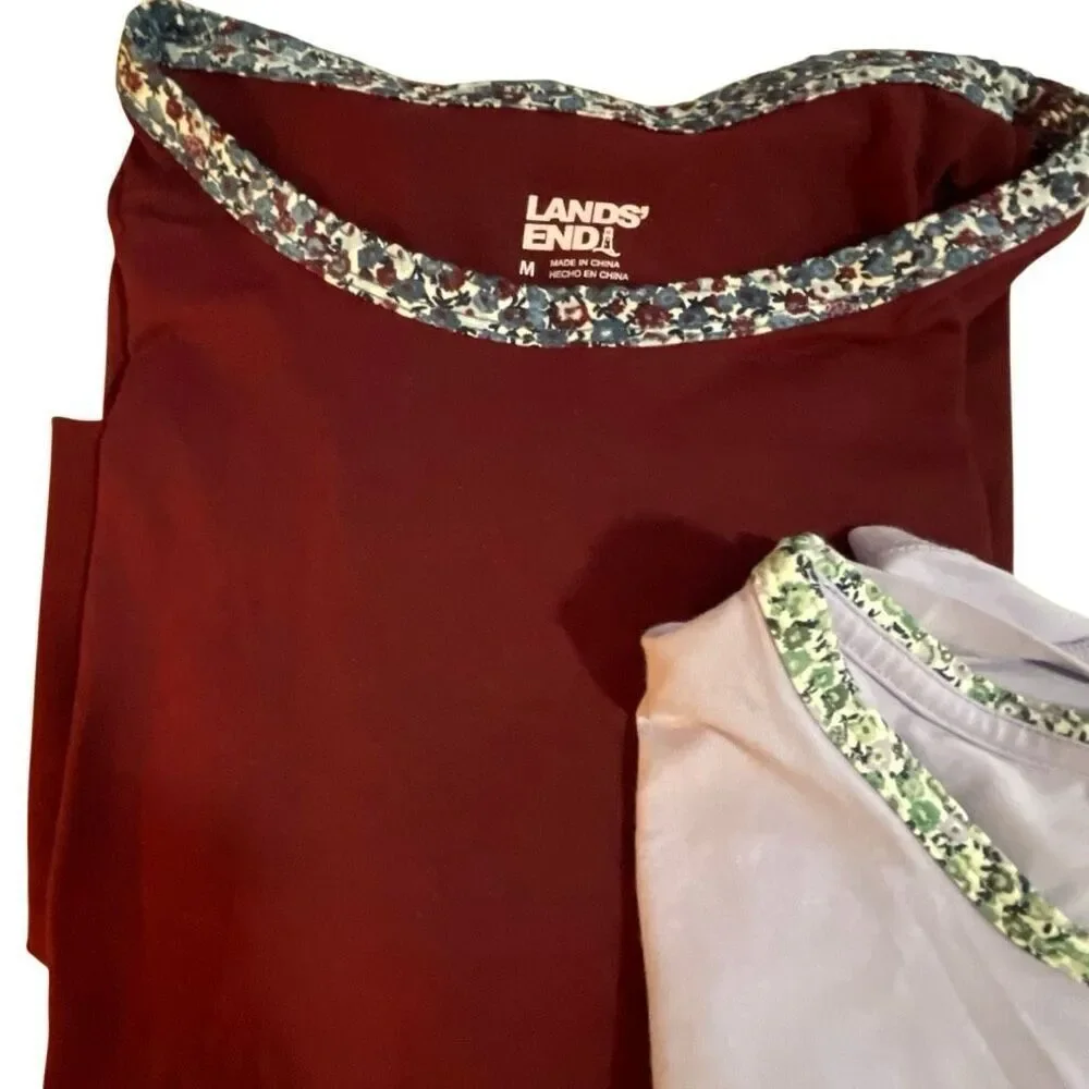 Lands’ End Women’s 3 Pack L/S Sleeper Tops
